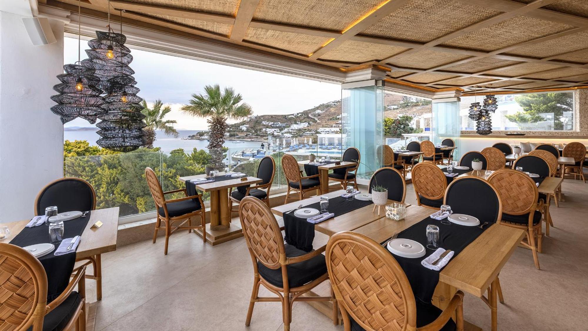 Saint John Hotel Villas & Spa Agios Ioannis Diakoftis Exterior foto Restaurant